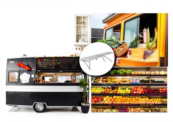 72" x 12" Folding Concession Shelf, Stainless Steel Drop Down Concession Shelf, Serving Food Shelf Stand Serving for Concession Windows, Restaurant-6